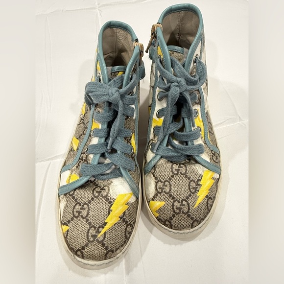 Gucci Other - Gucci Kids Sneakers - Gray and Yellow